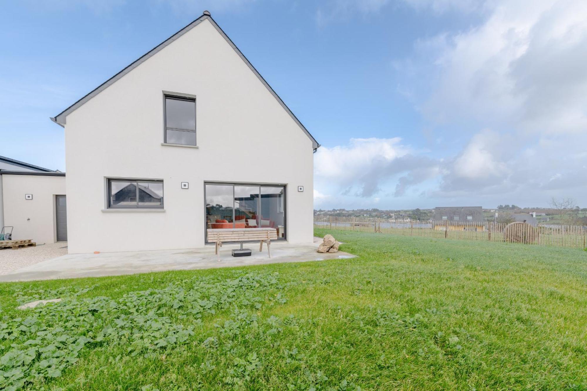 Ty Nevez - Jolie Maison Neuve Avec Petite Vue Mer Saint-Pabu  Exterior photo
