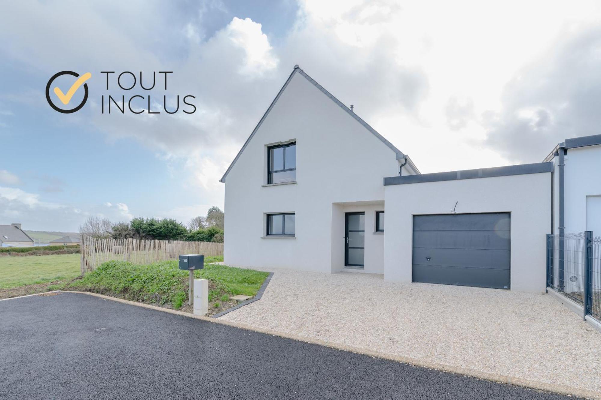 Ty Nevez - Jolie Maison Neuve Avec Petite Vue Mer Saint-Pabu  Exterior photo
