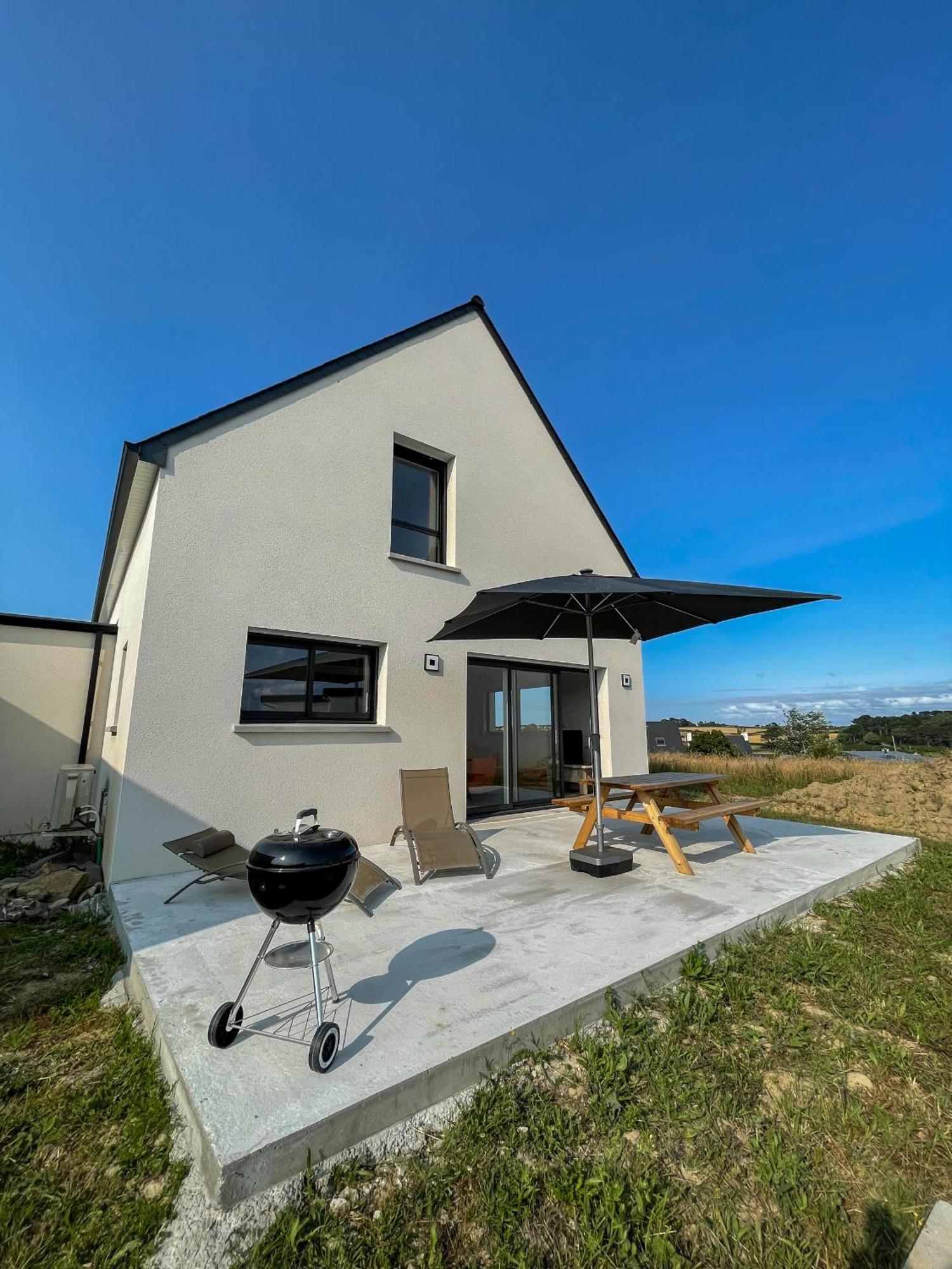 Ty Nevez - Jolie Maison Neuve Avec Petite Vue Mer Saint-Pabu  Exterior photo